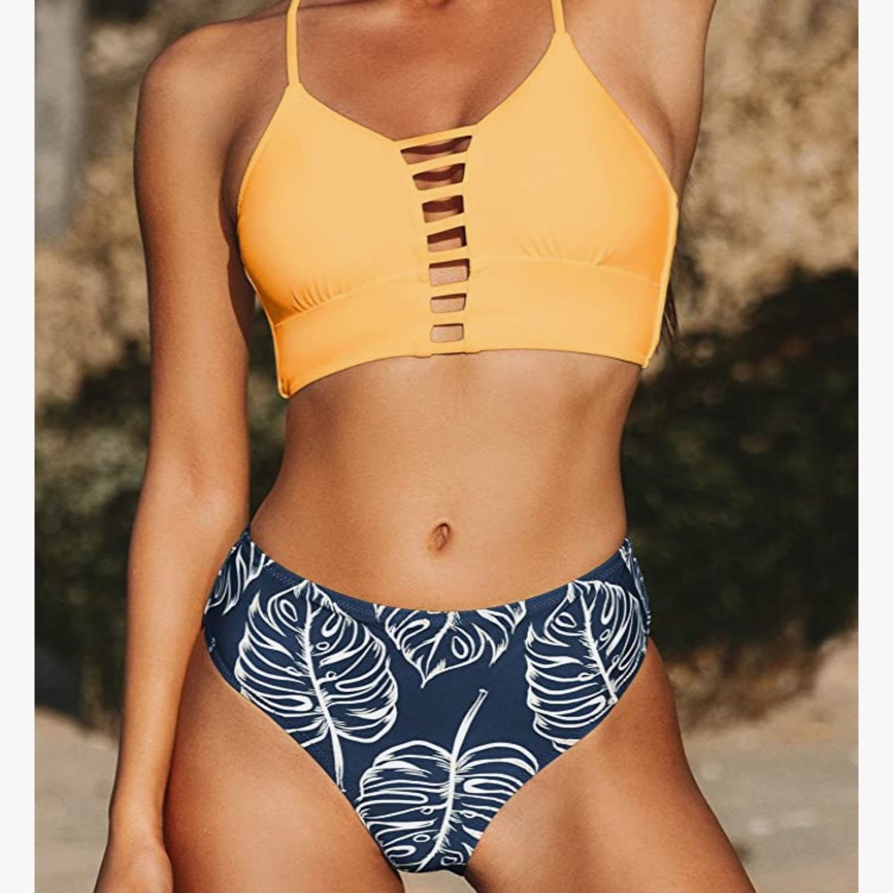 Cupshe two piece high waist bikini!